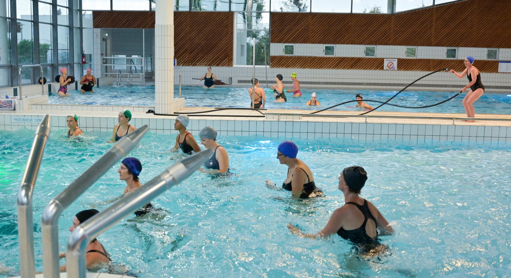 Aqua fusion a la piscine des Fraignes